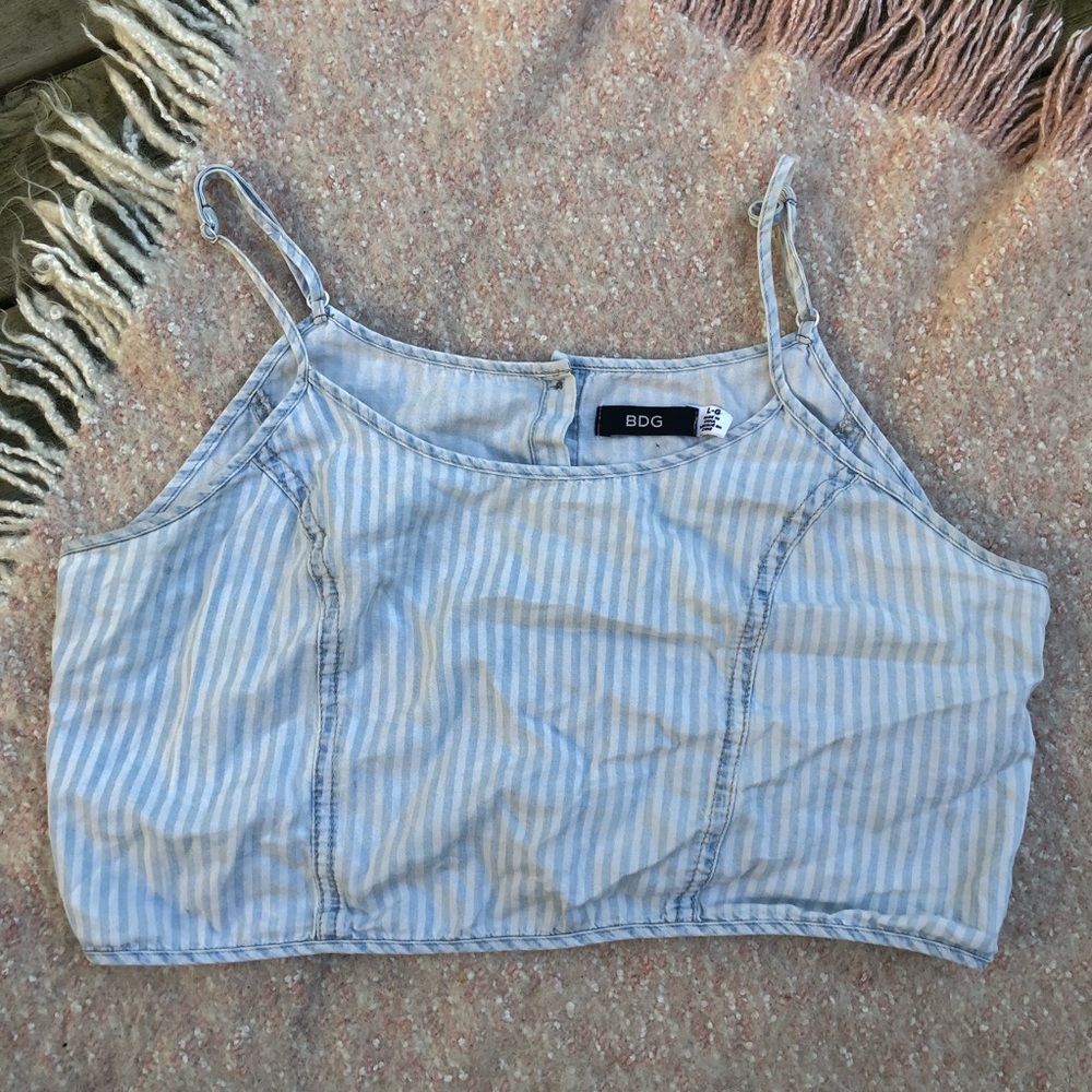 BDG | Chambray Crop Top